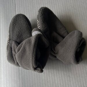 Cozy Gray Kids Booties